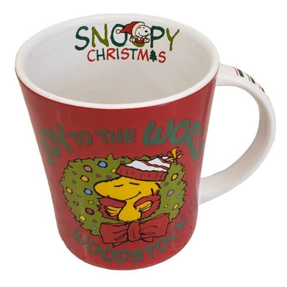 Woodstock Christmas Mug Woodstock Coffee Mug Peanuts Snoopy Christmas - Picture 9 of 10